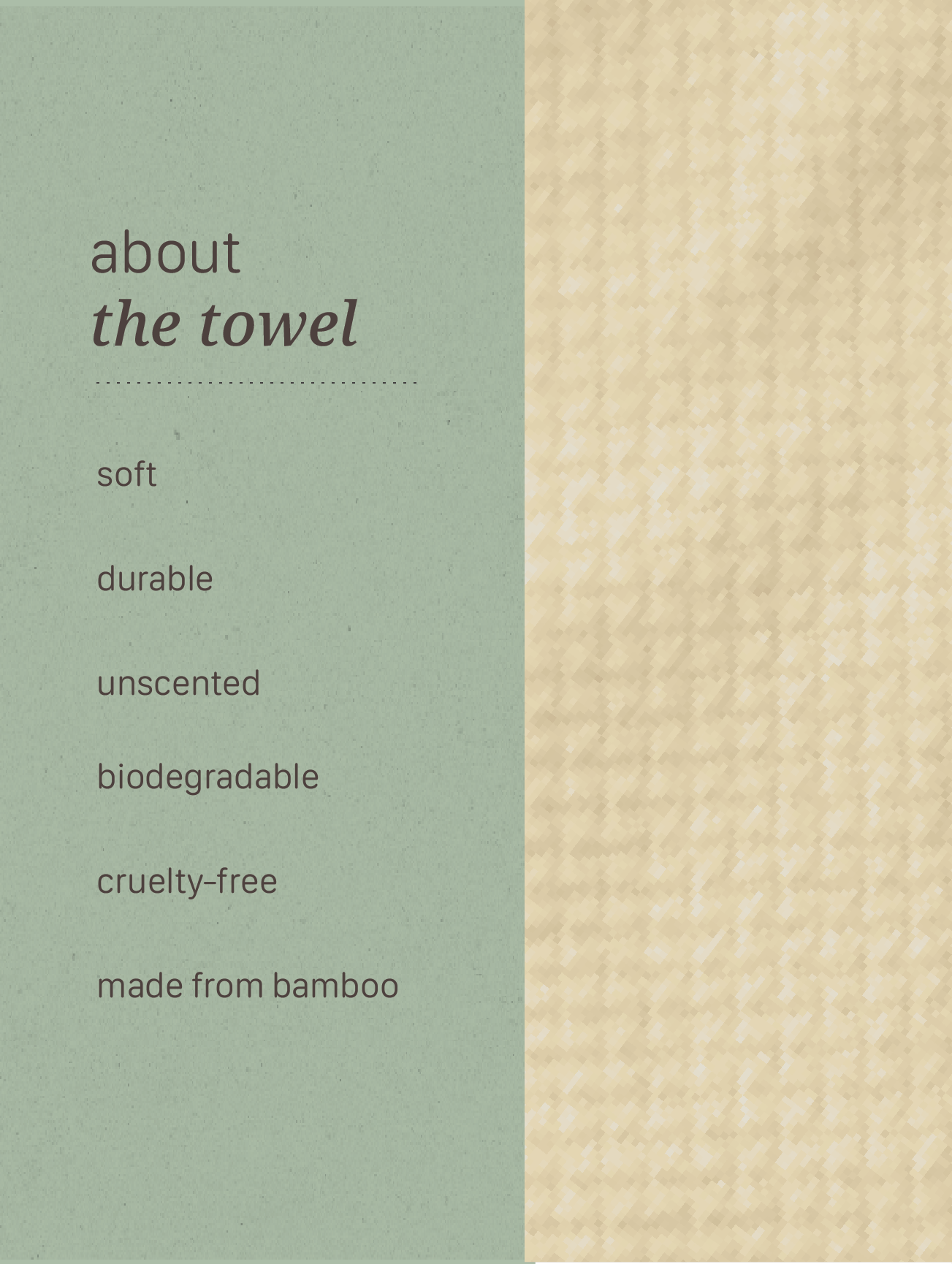 Golden Towel